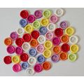 50 Transparent Effect Buttons in Assorted Colou...
