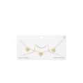 New Fancy Shape Gold Dipped Necklace