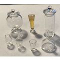 Dollhouse Miniature Collection of Glasses and D...