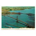 Postcard UK Scotland the Forth Bridges from the...