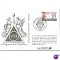 France Postcard 1992 - 1792 Republic de la Fran...