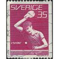 SWEDEN, SPORT, VM Table Tennis, pink 1967, 35ore