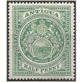Antigua 1908 SG41 1/2d Green Wmk Crown CA Mount...