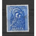 Malta.SG307 2d "Madonna Damascena".Fine Used.Jan20