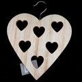 Tie and Belt Hanger For Wardrobe Natural Wood