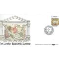 1984 Economic Summitt Illustrated First Day Cov...