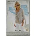 Vintage: Sirdar 8867 cardigan, ocean, 32-42 inc...