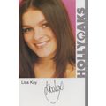 Lisa Kay Hollyoaks Vintage Official Rare Cast C...