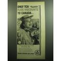 1957 TCA Trans-Canada Air Lines Advertisement