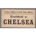 LONDON BRIGHTON & SOUTH COAST RAILWAY LUGGAGE L...