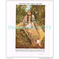 Red Indian Girl, Book Illustration, c1953