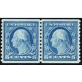 496, Mint XF/Superb NH 5¢ Coil Pair * Stuart Katz