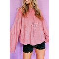 Pink Thunder Bolt Sequin Oversized Hoodie