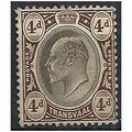 Transvaal 1906 SG265 4d Black & Brown Mounted M...