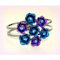 Femme Pretty Fashion Retro Flower Crystal Brace...