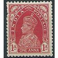 India 1937 SG250 1a Carmine Mounted Mint .. ..