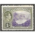 Dominica 1938 SG106 1/- Violet & Olive-Green Mo...