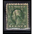 Used 405 1c George Washington Barely Clears K2949