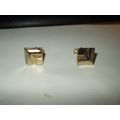 CUFFLINK SET GOLDTONE VINTAGE