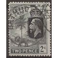 Gambia 1922 SG126 2d Grey Very Fine Used .