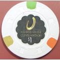 Horseshoe. $1 Casino Chip. Cleveland, OH. Z92.