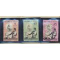 Colombia Stamps Scott #C448 To C450, Used