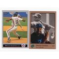 TWO 1992 Leaf Dwight Gooden cards- #112, Studio...