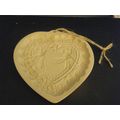 Brown Bag Cookie Art 1984 Heart Shape Love Bird...