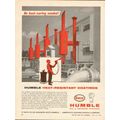 HUMBLE OIL REFINING COMPANY 1962 heat resistant...