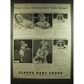 1939 Clapp's Baby Food Ad - Want a rosy, thrivi...