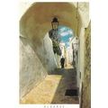 Albufeira back Street Portugal Postcard used VGC
