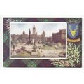 George Square Glasgow Mackenzie Tartan Postcard...