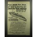 1956 Swedish American Line Cruise Ad - Plan now for your Cruise
