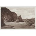 Rocks at Newquay, Cornwall, 1930 - Valentine's ...