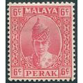 Perak 1939 6c scarlet SG109 unused