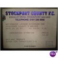 Stockport County v Wolves 1997/98 Division 1 fo...