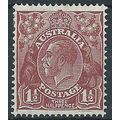 Australia 1936 SG126 1 1/2d Red-Brown Mounted M...