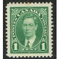 Canada 1937 1c Green SG357 MM