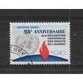 UnitedNations.G35 40c Human Rights Flame.Fine U...