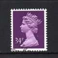 Elizabeth II - 1991 - 34p Deep Mauve (sg X987) ...