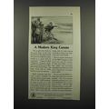 1919 AT&T Telephone Ad - A Modern King Canute