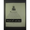 1932 The Waldorf Astoria Hotel Ad - No Suggestion