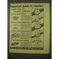 1954 Rotary Commodore Fiancee Excellency Dawn Watch Ad