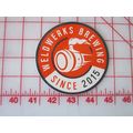 Weldwerks Brewing Company beer sticker Since 2015