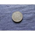 1942 BELGIUM 1 FRANC COIN.