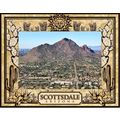 Scottsdale Arizona Laser Engraved Wood Picture ...