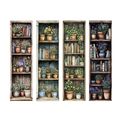 Vintage Bookshelf Bookmarks Book Markers Gift F...