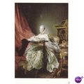 Colour Postcard - Madame de Pompadour by F-H Dr...