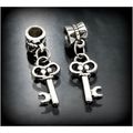 8 Pcs Jewellery Making Charm Tibetan Key Charms...