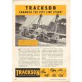 trackson company 1951 oil gas pipe line tractor...